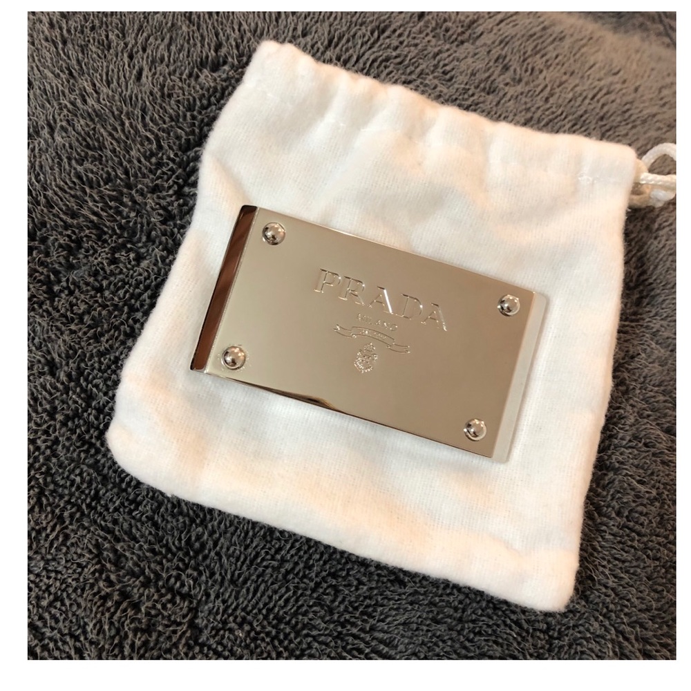 P R A D A Belt Buckle